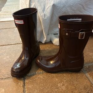 Hunter original short gloss rainboots